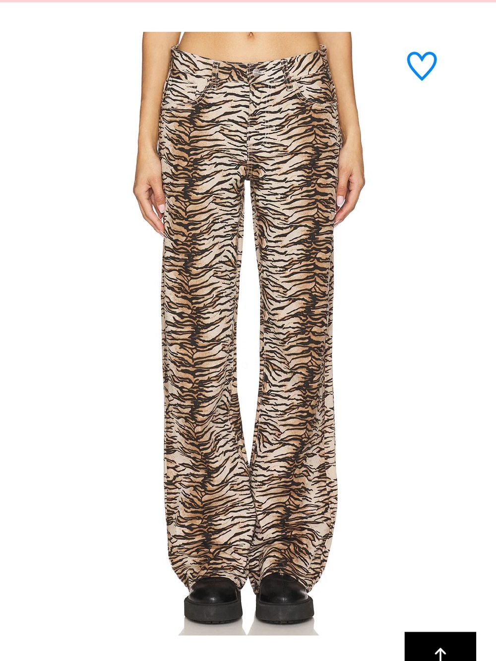 Superdown Vaughn Jeans in Zebra